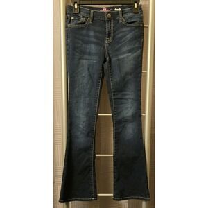 7 for All Mankind Kaylie Jeans Kid Size 12 Standard Fit Flared Cotton Poly 24x27